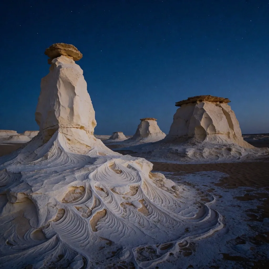 White Desert chalk formations
