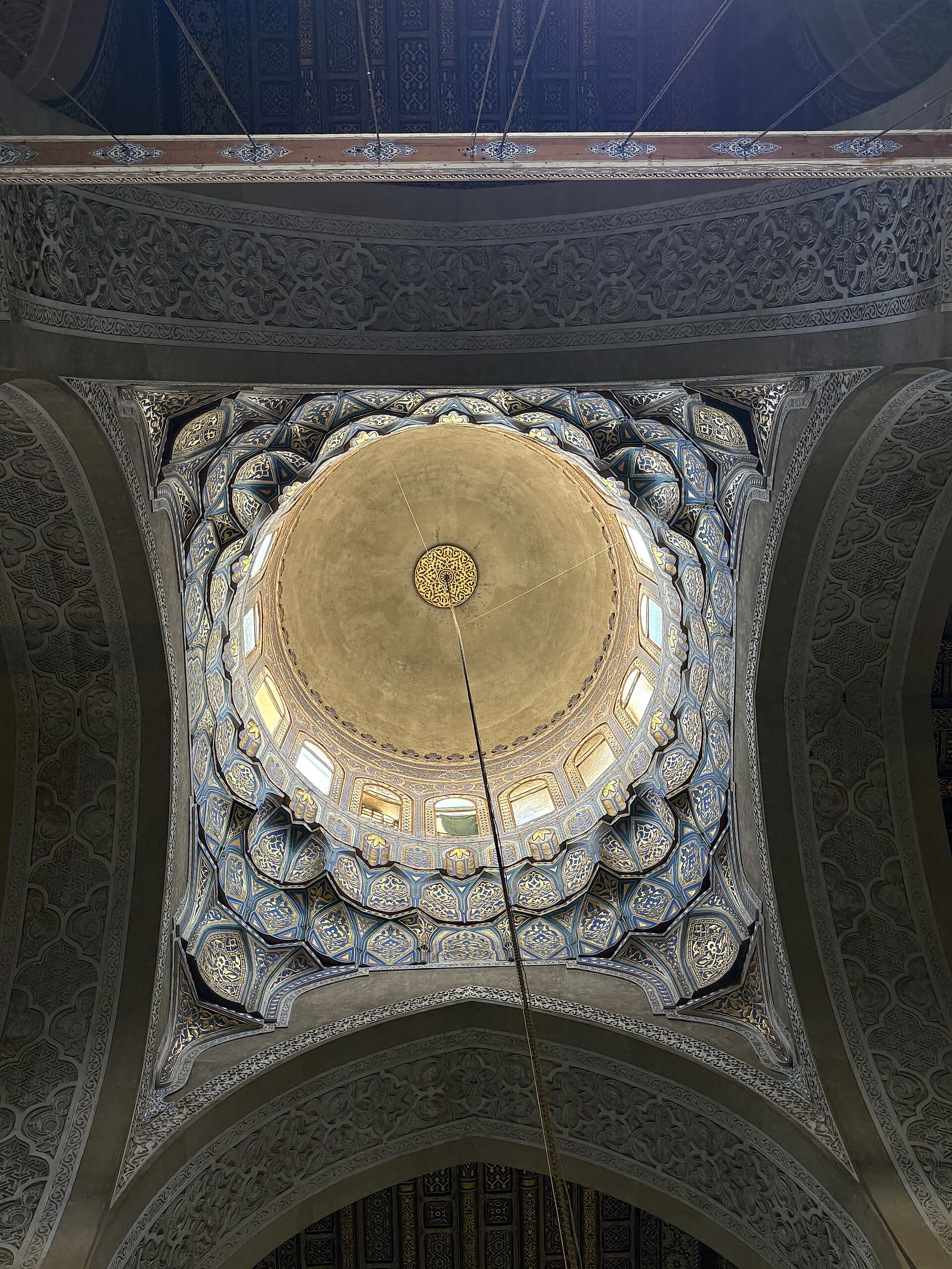 Domes of Al-Rifa’i Mosque beside the Citadel ridge
