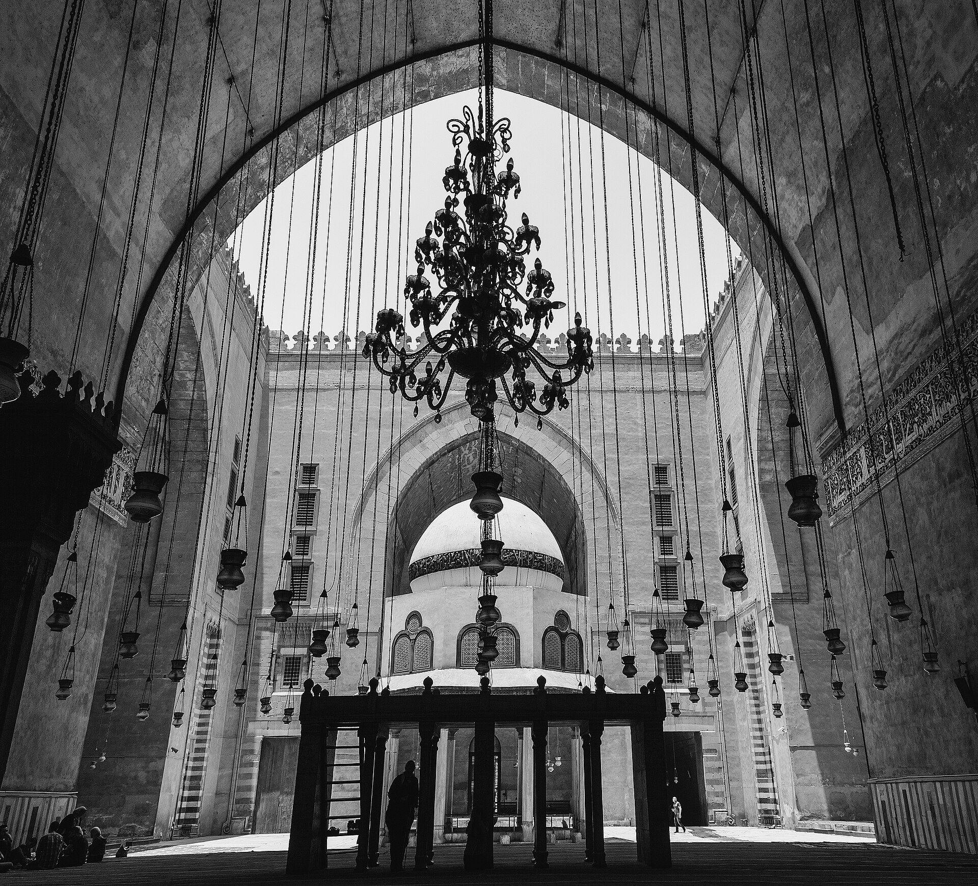 Sultan Hassan courtyard